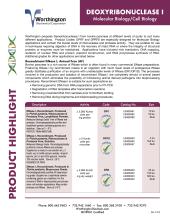 Deoxyribonuclease I Highlight Sheet Thumbnail