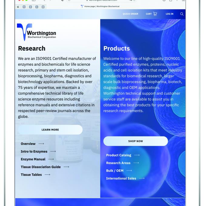 iPad website